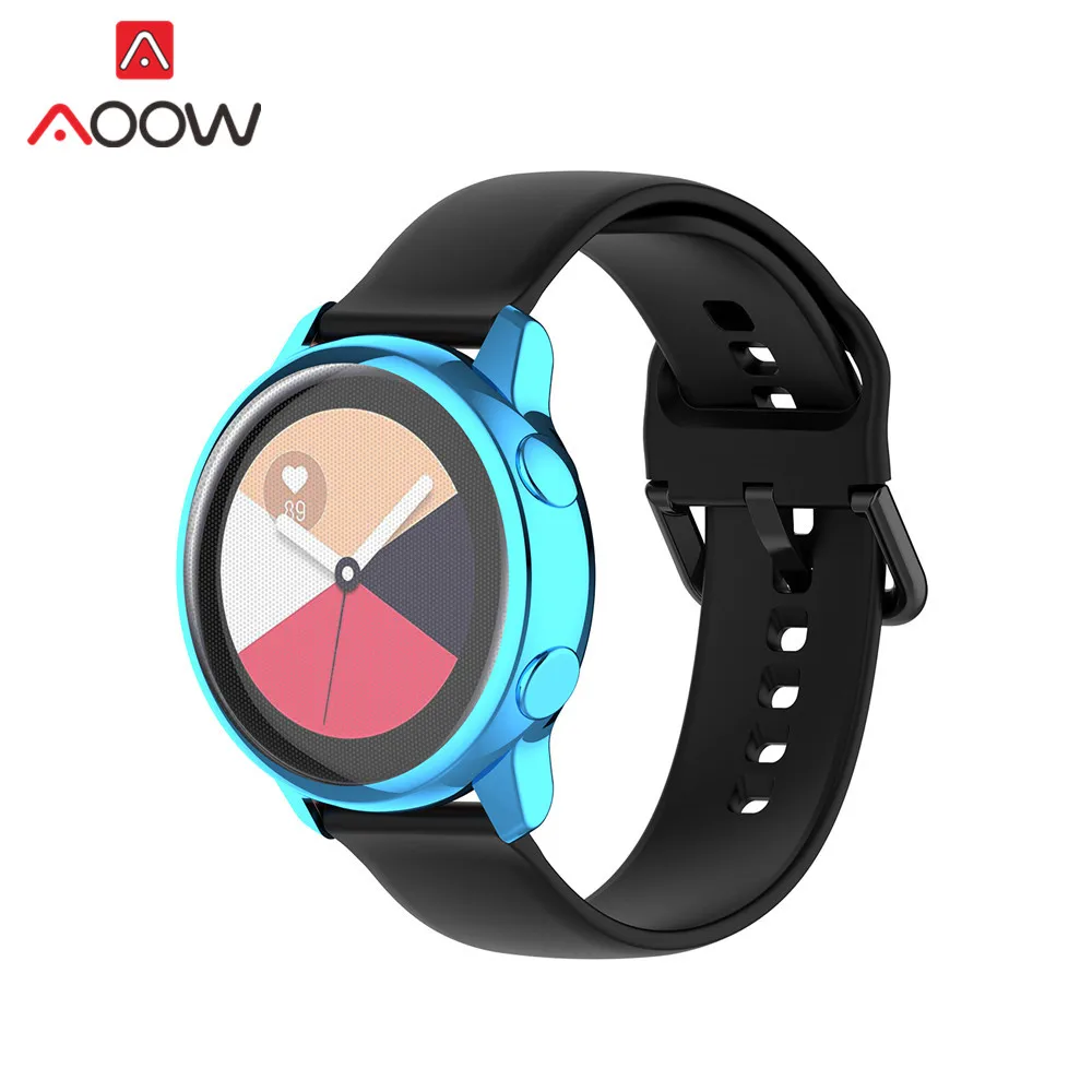 Мягкий защитный чехол для экрана из ТПУ для samsung Galaxy Watch Active SM-R500, Ультратонкий защитный чехол