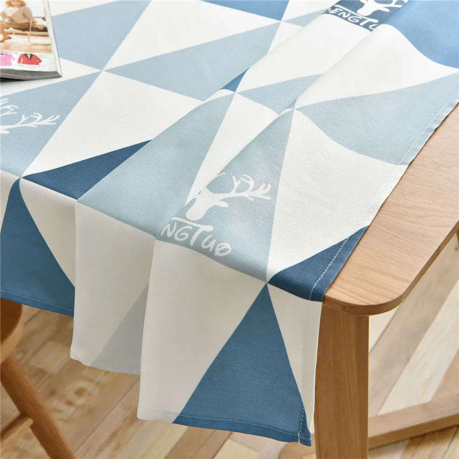 Скандинавские водостойкие столовые скатерти из полиэстра скатерть на домашний