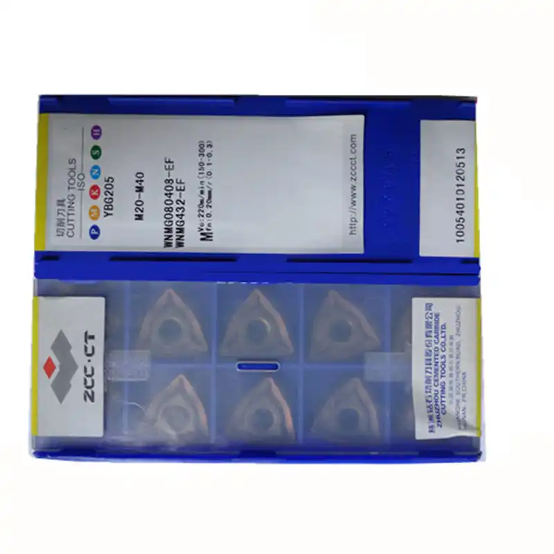 ZCC.CT 10P WNMG080404-EM YBG205 CNC Carbide Turning insert For Stainless steel