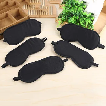 

Sleeping Eye Mask All Black Cotton Sleeping Mask Eyepatch Kids Eye Shade Blindfold Travel Eye Cover Rest Eye Band Sleep Aids