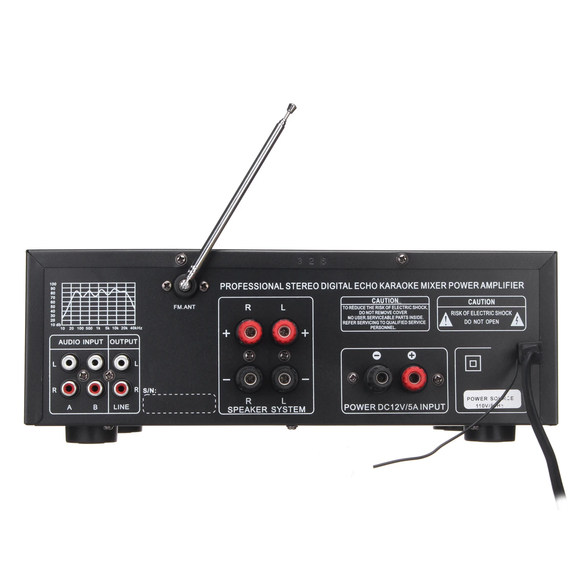 2000W 110 V/220 V 2 canales bluetooth inicio estéreo amplificador de Audio USB SD amplificadores remotos subwoofer amplificador - 3