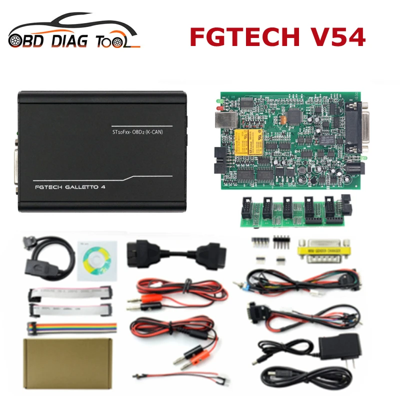 Лучший стандарт ЕС 0475 Fgtech Galletto 4 чип Master Fg Tech V54 FW разблокированная версия OBD2 ECU с