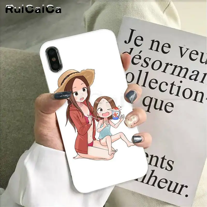 RuiCaiCa karakai jouzo no takagi san Новинка чехол для телефона Fundas чехол для iPhone 11 pro XS MAX 8 7 6 6S Plus X 5 5S SE XR чехол - Цвет: A8