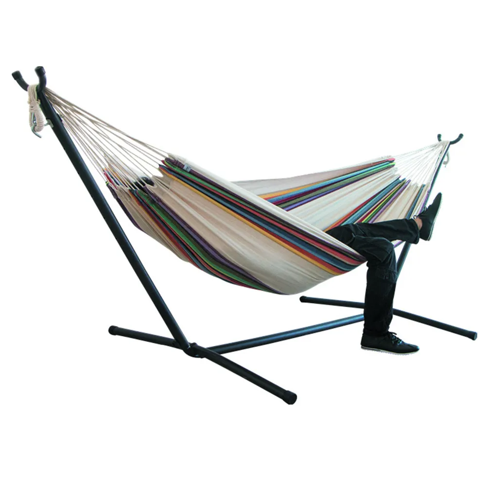 200*150cm Indoor/Outdoor Camping Hammock with Stand Hanging Chair