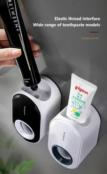 

2020 Automatic Toothpaste Squeezing Wall-mounted Toothpaste Rack Without Punching Toothpaste Squeezer Bathroom Products