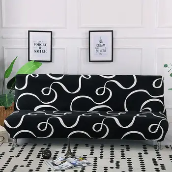 

Universal All-Inclusive Sofa Bed Cover Stretch Big Elasticity Couch Cover Without Armrest Folding Cover for Sofa Bed 160-190cm