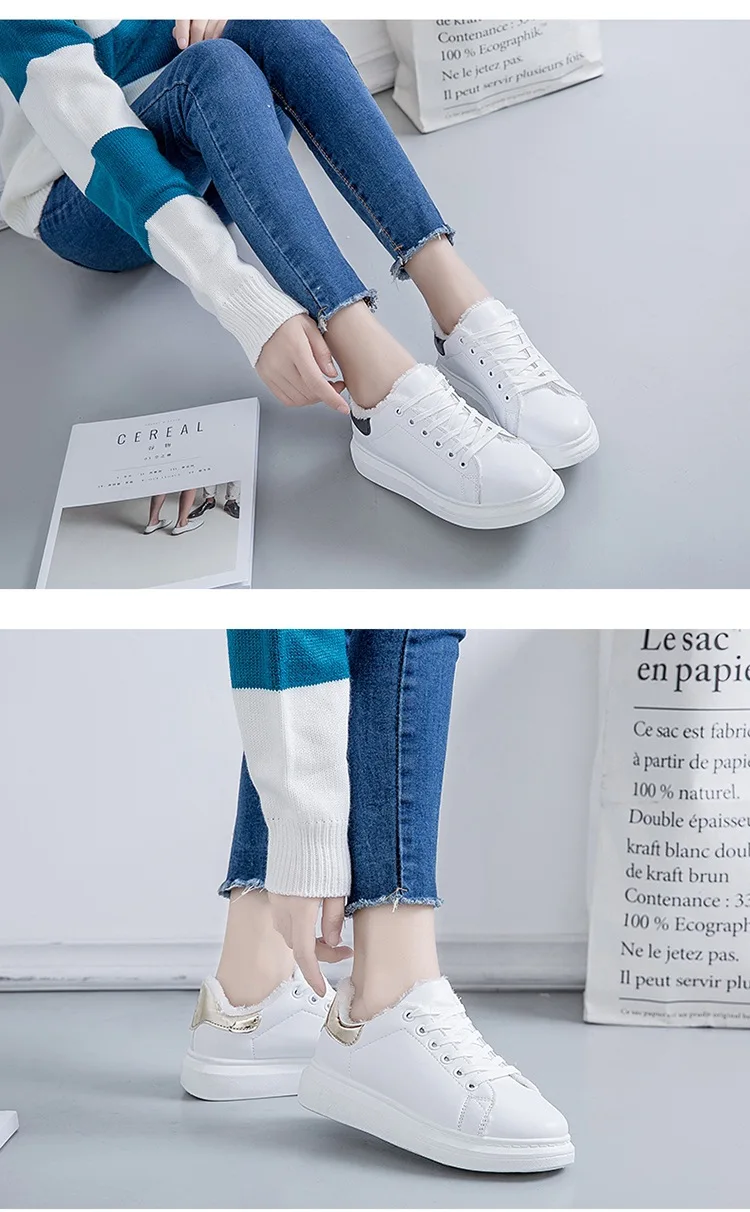Zapatos de mujer; повседневная женская обувь; белые водонепроницаемые кроссовки в классическом стиле; модная Женская легкая обувь; chaussures femme