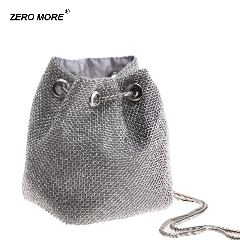 Женская сумка с бриллиантами стразы сумки на плечо дамская сумочка клатч