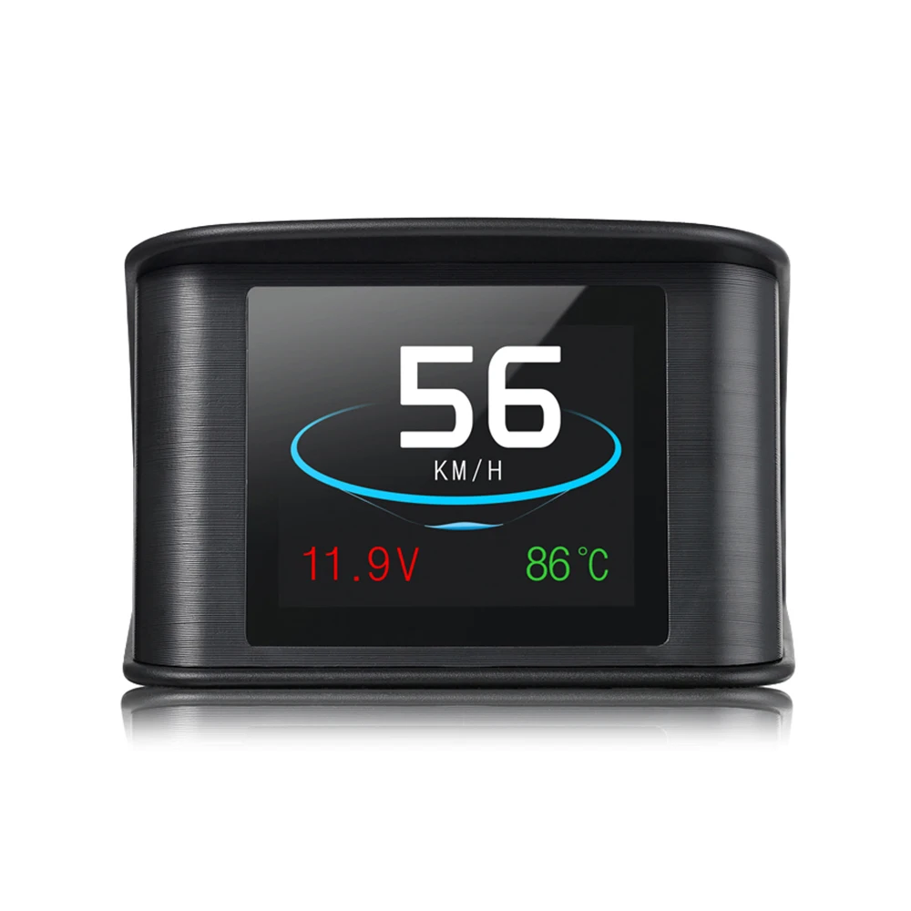 Автомобильный дисплей на лобовое стекло Hud P10 GPS OBD OBD2 диагностический инструмент