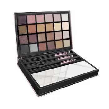 

24 Colors Waterproof ​Shimmer Glitter Eyeshadow Palette Powder with Mirror