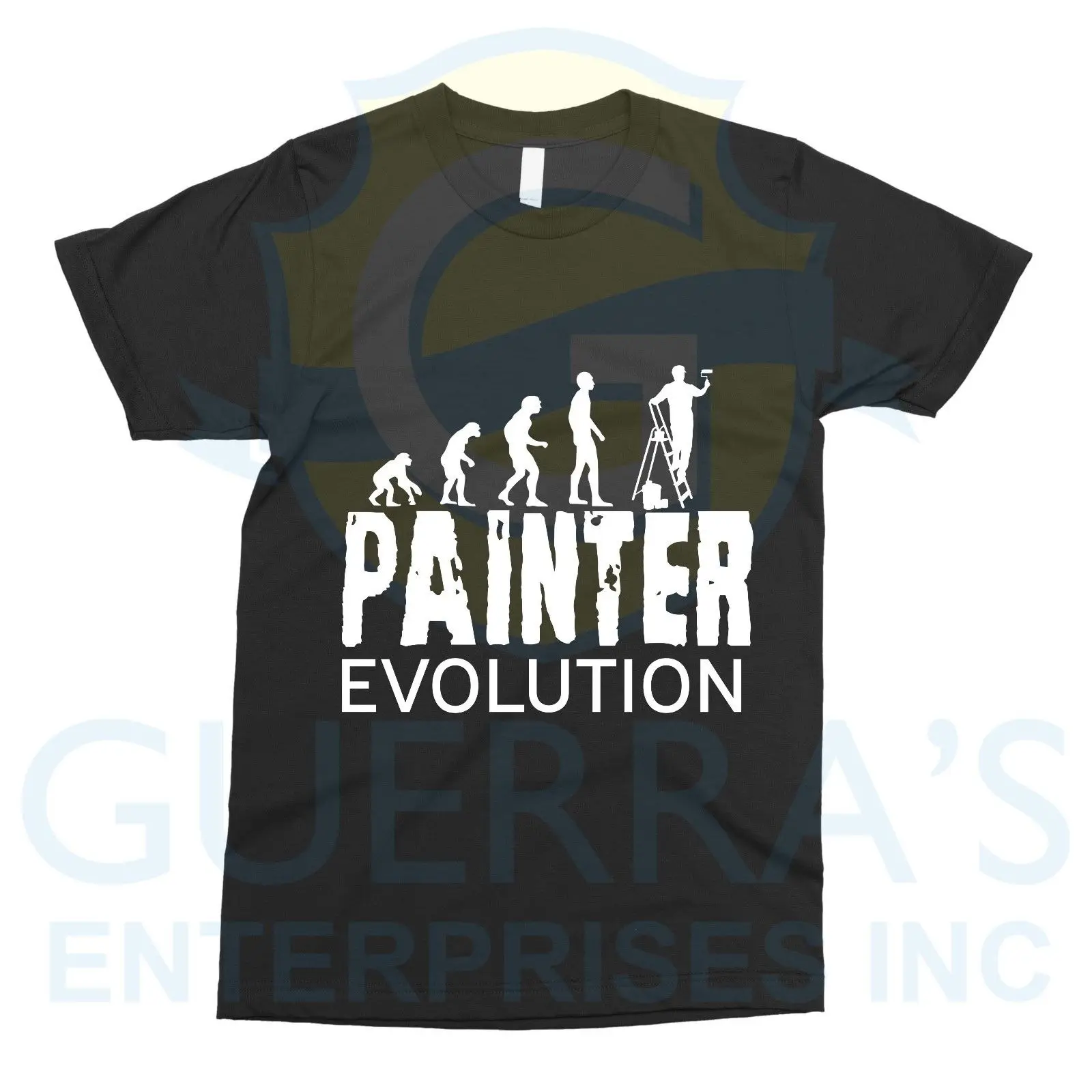 Футболка Painter Evolution футболка Забавный крутой подарок Рисование Живопись
