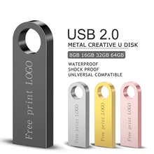 Металлический флеш-накопитель 2,0 флеш-накопитель 32 Гб Usb флеш-накопитель 128 ГБ Usb карта памяти 64 ГБ флеш-накопитель 16 ГБ 8 ГБ высокоскоростной флеш-диск