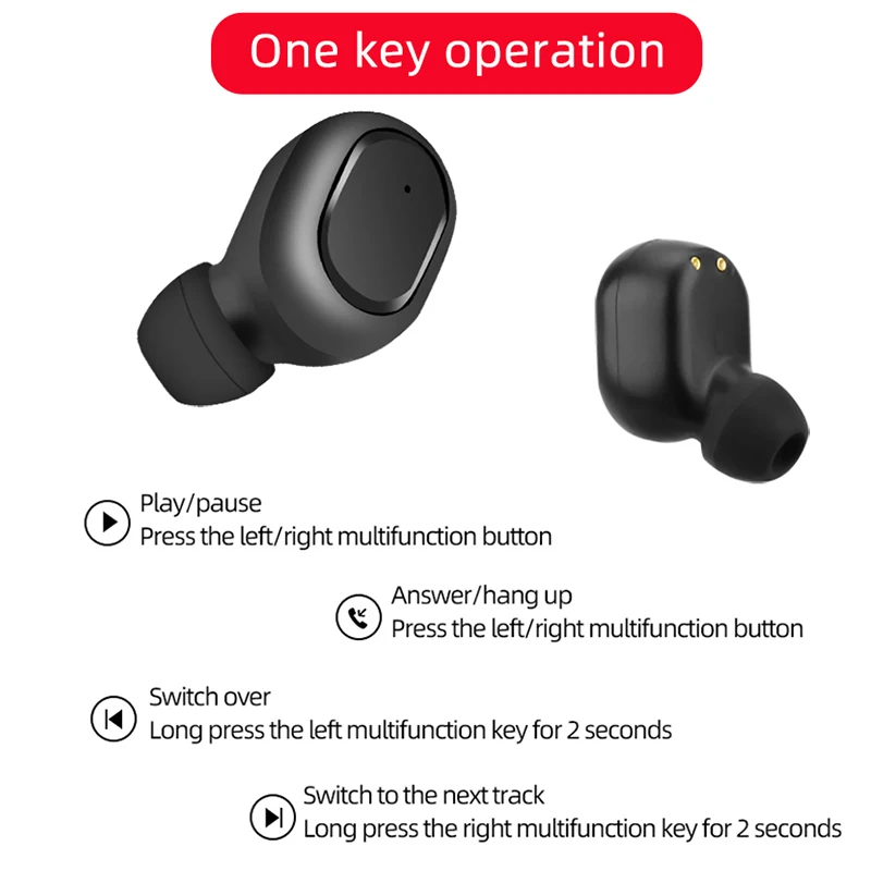 earphones with charging box headphone power headsets (22)