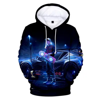 

Back To The Future 3D Printed Hoodies Marty and His Fusion Powered Future Car Hoodie Sweatshirt fashion harajuku Jacket Clothes