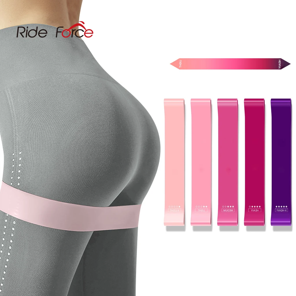 Ride Force Elastic Resistance Bands Yoga Gym Fitness Gum Pull Up Assist Rubber Band Crossfit Exercise Training Workout Equipment | Спорт и