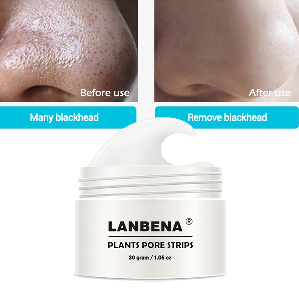 LANBENA Blackhead Remover Nose Mask Pore Strip Black Mask Peeling Anti Acne Treatment Blackhead Deep Cleaning 2