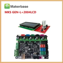 MKS GEN L V2.0 материнская плата+ 2004 lcd мини lcd панель lcd 2004 дисплей хороший 3D принтер Стартовый Блок 3d печать DIY Набор управления