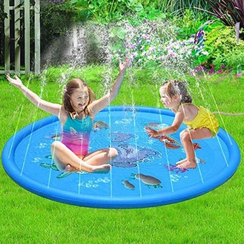 

Animal Inflatable Water Spray Kids Sprinkler Play Pad Mat Outdoor Lawn Beach Sea Fun Water Games Beach Game Mat Cushion Toys