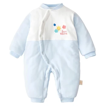 

Baby Winter Clothes Rompers Baby Onesie Embroidery Newborn Cotton Suit Kids Clothing Warm Long Sleeve