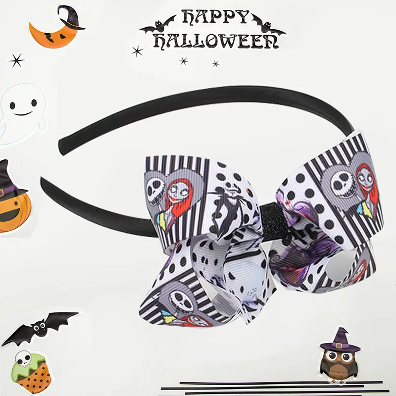

Headband Bow Hair Accessories Halloween Festival Bows Kids Hair Accessories Hairband Boutique for Birthday Party Celebration