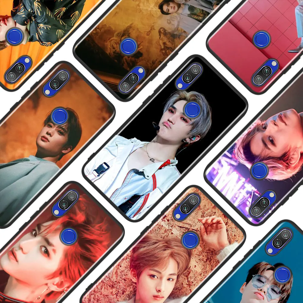Черный силиконовый чехол NCT 127 Kpop для мальчиков Xiaomi Redmi Note 8 7 6 5 4X 4 K20 Pro 7A 6A S2 5A Plus