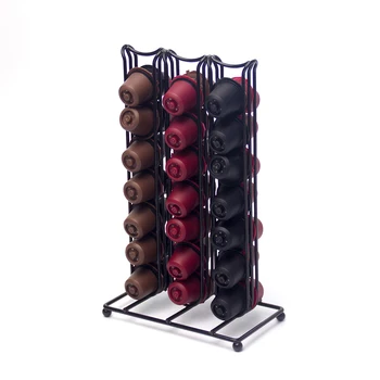 

42 Cups For Nespresso Coffee Pods Rotating Rack Coffee Capsule Stand Organization Holder Capsules Storage Shelf
