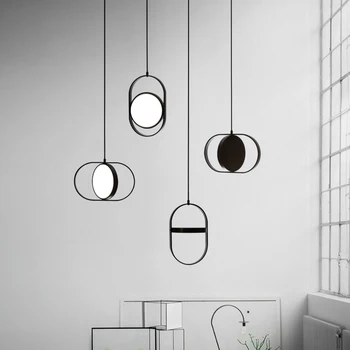 

vintage glass ball crystal led light luminaire suspendu lustres led wall moon lamp dining room lamparas de techo bedroom