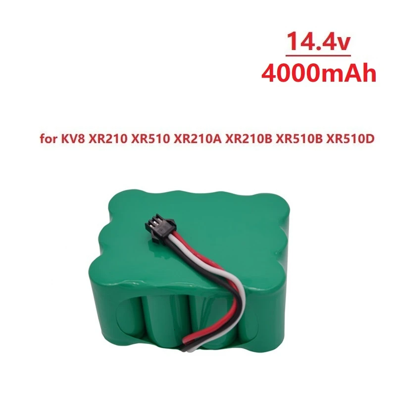 Обновление 4000 мА/ч, 14,4 V Перезаряжаемые Батарея для KV8 XR510 XR210A XR210B XR510A XR510B XR510C 510D вакуум подметания робот пылесос