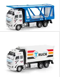 19 см городской транспорт грузовик модели городской автомобиль игрушки подарки для детей сплав и ABS звук и светильник