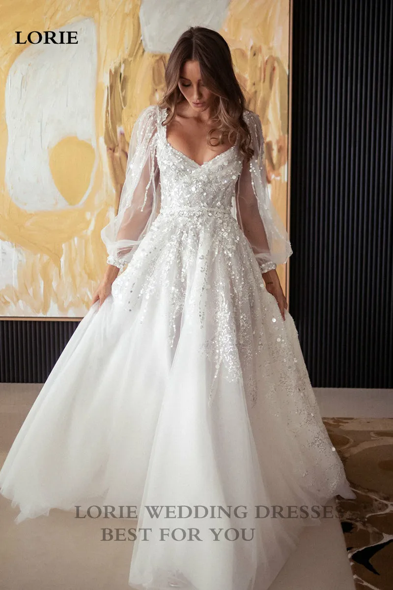 LORIE Gaun Pengantin Pendek Tulle 