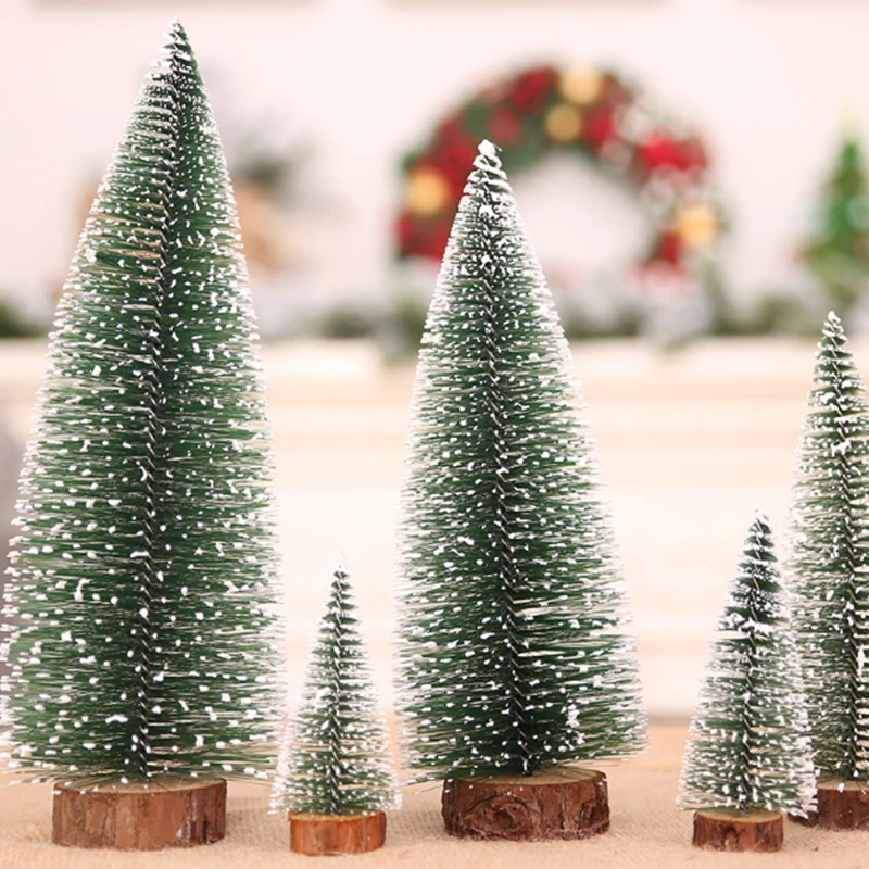 

Christmas Tree Mini Xmas Mini 9.5cm for Pine Trees Decor Decor Ornaments Decoration Artificial 1-Piece Gift