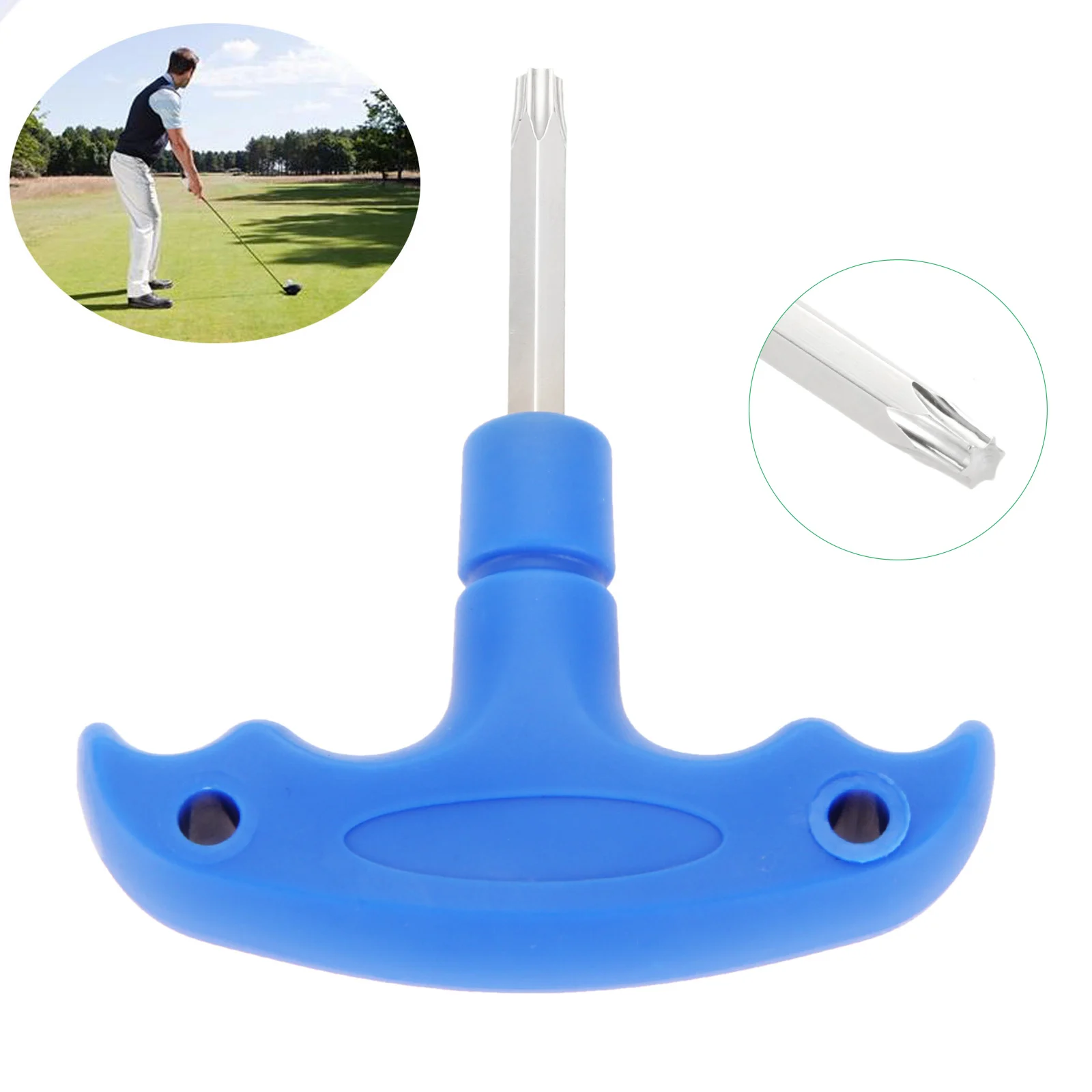 

1PC Blue T25 Golf Wrench Tool Fit For Most Shaft Adapter Sleeve /Weights Golf Training Aids