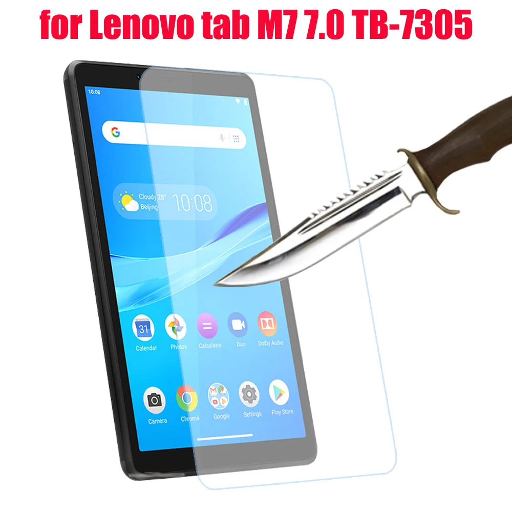 Protector de pantalla de vidrio templado para tableta, película protectora de 7 pulgadas para Lenovo tab M7 TB-7305 TB-7305F 7,0, 2019