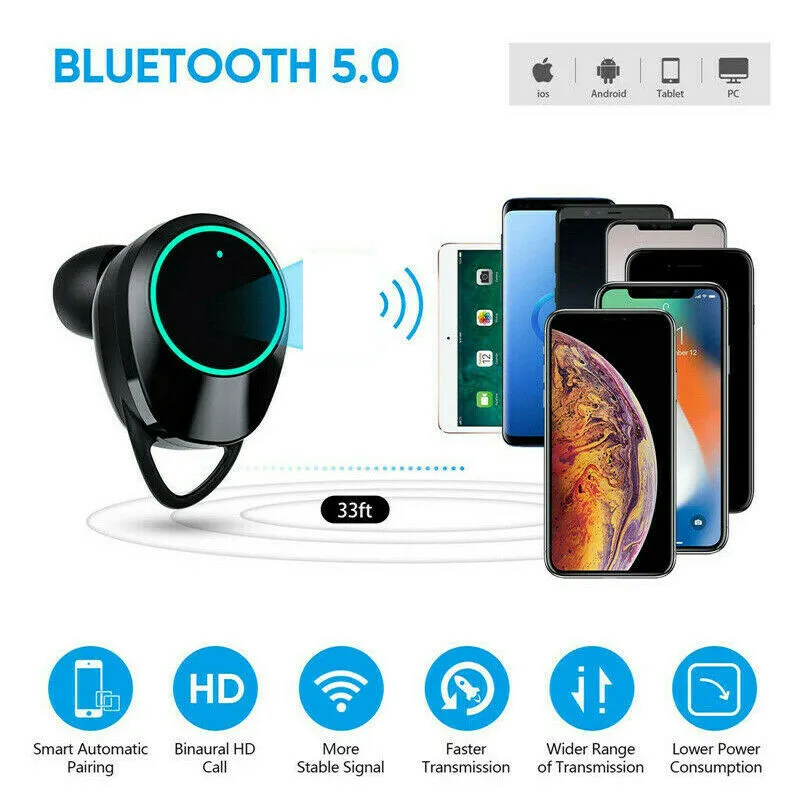 Новые X6 pro/X11 IPX7 водонепроницаемые настоящие беспроводные наушники Bluetooth 5,0 наушники TWS наушники