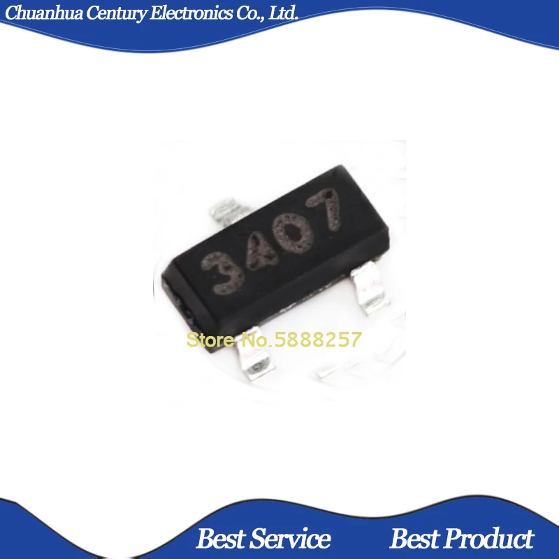 

20 шт./лот CJ3407 3407 SOT23 новая и оригинальная фотография