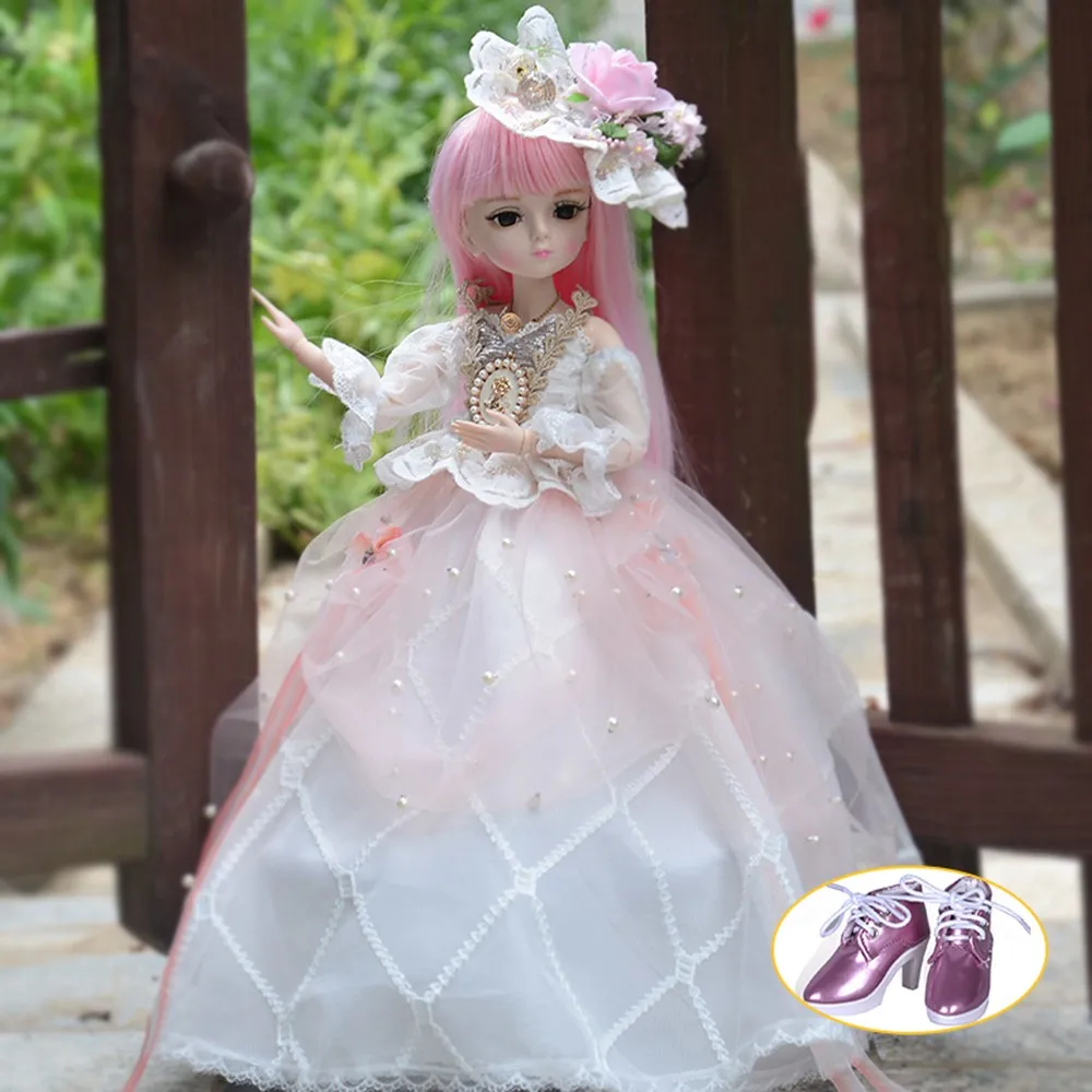 VICIVIYA 45 см модные милые элегантные куклы ручной работы платье DIY Макияж Красота Девушка куклы лучшие сказочные куклы подарок на день рождения подарки