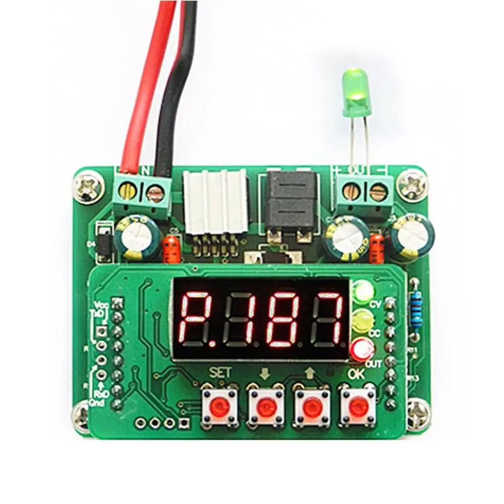 

Buck-3603 Digital Display Boost Module DC Power Supply Adjustable Step-Down Module Voltage Ammeter 0-36V 0-3A Charger