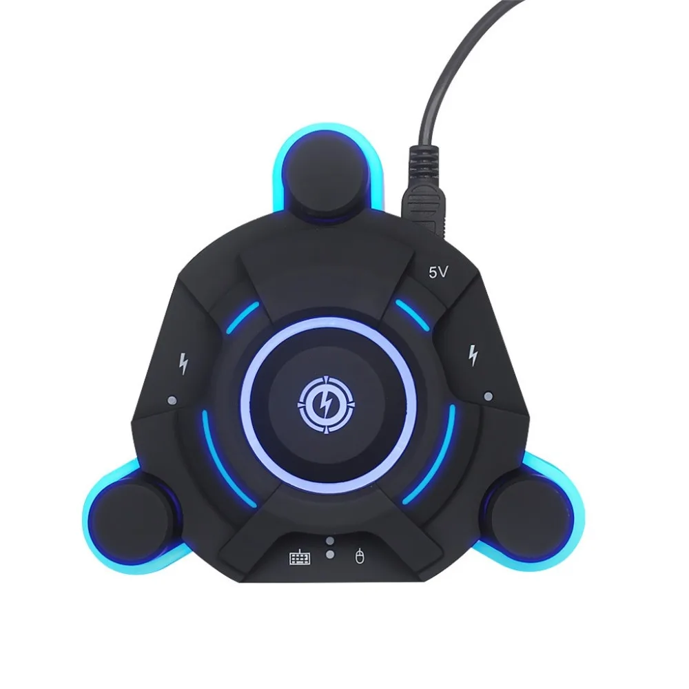 Portable Bluetooth Gaming Converter Mobile Bluetooth Adapter Gaming Keyboard Mouse Converter For Android/IOS For PUBG 40OCT10