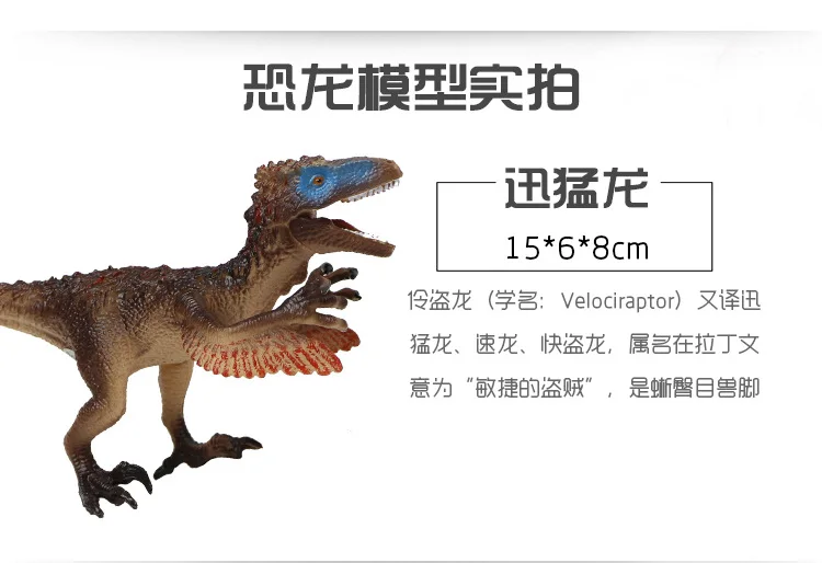 Детская игрушка ПВХ динозавр модель Utahraptor игрушки животных C13