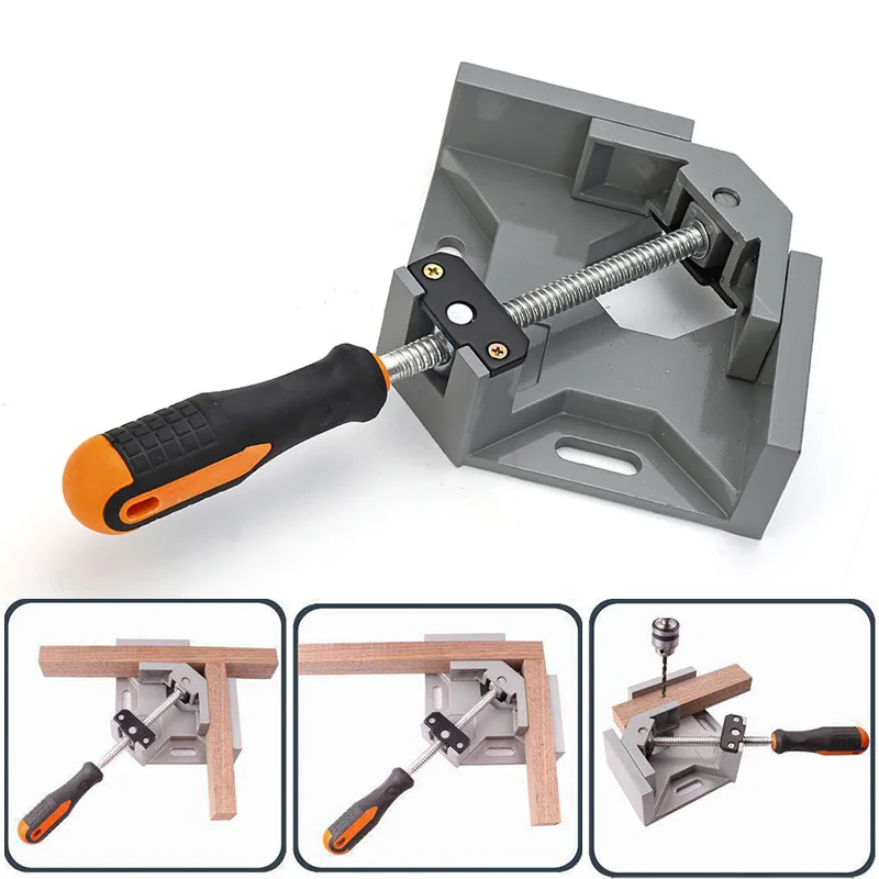 

Right Angle Corner Clamps Clip Woodworking Photo Frame Gussets Tools LAD-sale