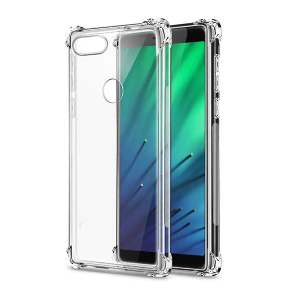 Чистый мягкий чехол для Asus Zenfone Max Plus (M1) ZB570TL усиленный угловой силиконовый ZB555KL |