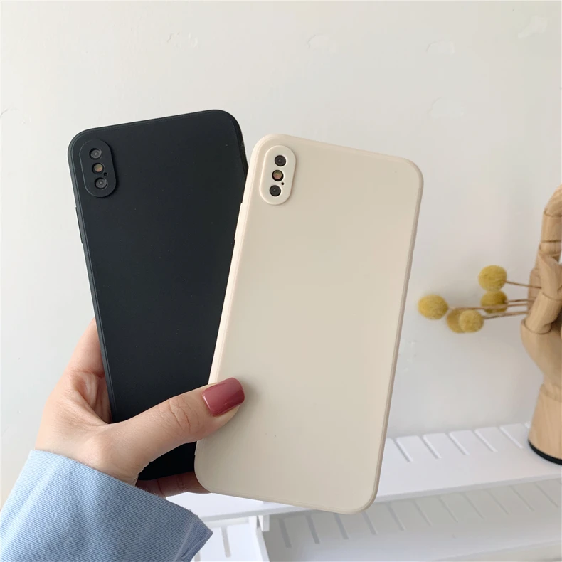 Ban Đầu Silicone Cao Cấp Dành Cho Iphone 7 8 6 6S 6 Plus 12 11 Pro X XS MAX XR SE ốp Lưng Điện Thoại Trên Iphone 7 8 12 Mini 10 Bao custom iphone cases