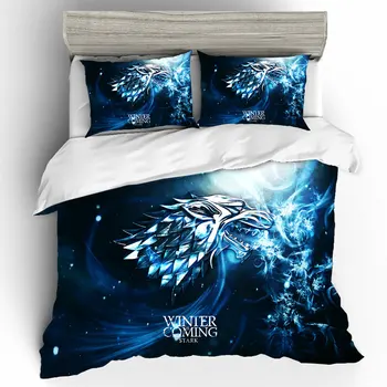 

Game Of Thrones King Size Bedding Sets Duvet Cover Bed Sheets And Pillowcases Bed Linen Bedding Set Home Textile Dropshipping