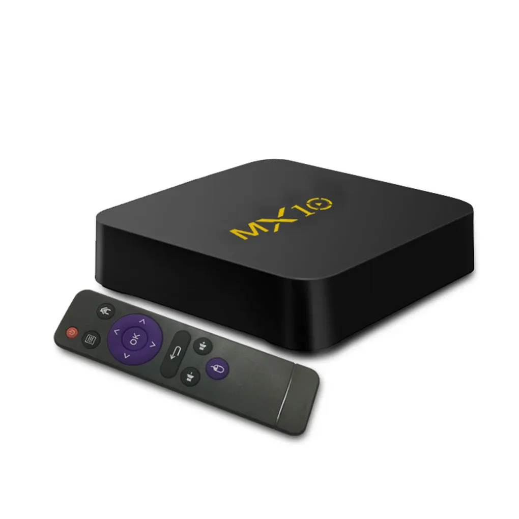 MX10 4+ 32 GB/4+ 64GB Android 8,1 Четырехъядерный 4K tv Box RK3328 Smart tv 3,0 USB медиаплеер