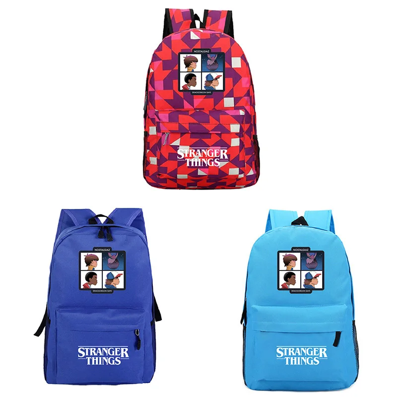 Рюкзак Mochila Stranger Things 1xk Sac A Dos Femme мужской рюкзак в стиле аниме унисекс на молнии
