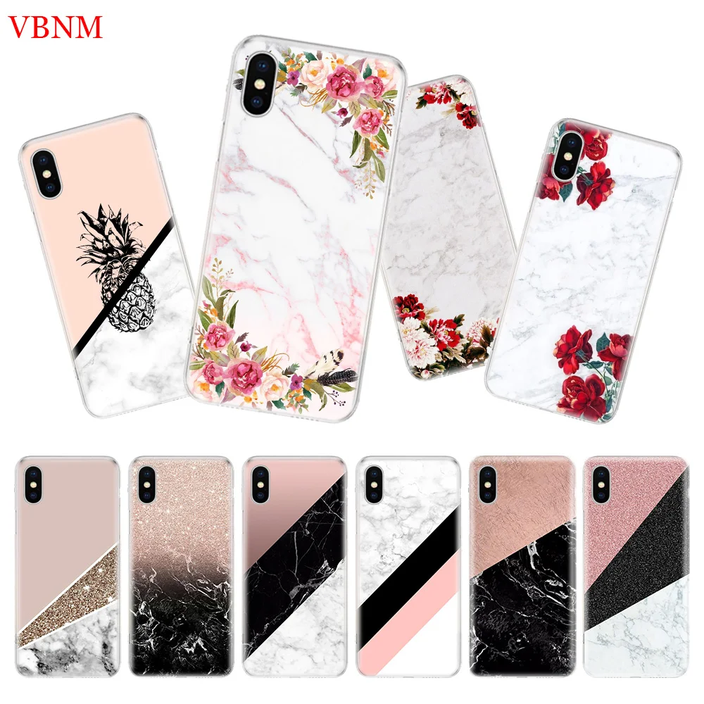 Ананасовый мраморный чехол для телефона iPhone 7 8 6 6S Plus X 10 Ten XS MAX XR 5 5S SE Art Fashion Shell Coque |