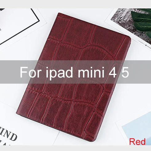Essidi для ipad mini 5 4 3 2 1 кожаный чехол Smart Wake Sleep подставка для планшетного компьютера защитный чехол рукав для ipad mini 1 2 3 4 5 - Цвет: For mini 4 5