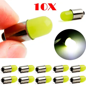 

10PCS T11 363 BA9S COB LED Round 3D T4W Lamp Bright White Xenon Bulb Lamp 12V