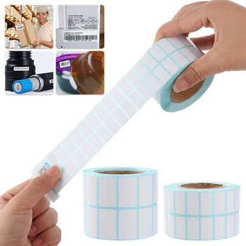 

1 Roll 1500/3000pcs Adhesive Thermal Label Sticker Paper Supermarket Price Blank Label Multifunction Waterproof Print Supplies