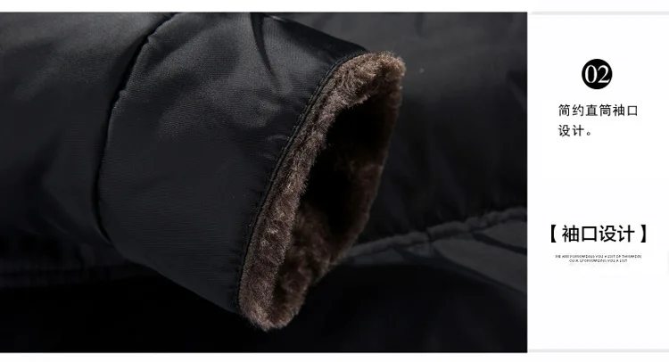 Old Man Cotton-padded Clothes Men's Winter Short Hooded Korean-style Thick Cotton Coat Men's Winter Warm Slim Fit Cotton-padded